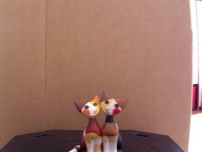 cats cubism art makerbotdigitizer scan 3d print model - Mito3D