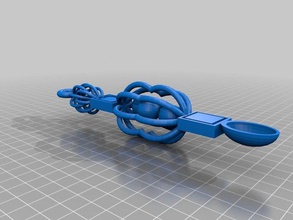 welsh lovespoon extended other 3d print model - Mito3D