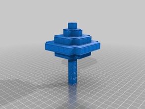 minecraft albero giocattolo gioco accessori casa 3d print model - Mito3D