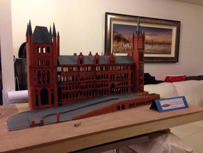 st pancras scale train station buildings structures 3d print model - Mito3D
