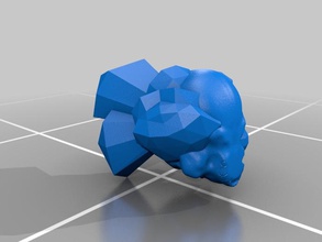 skull crystals other 3d experiment model test toy 3d print model - Mito3D
