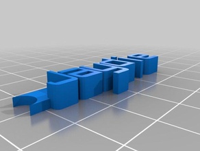 il mio messaggio personalizzato portachiavi jaydie organizzazione 3d print model - Mito3D