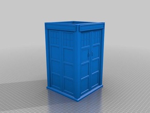 tardis box art doctor 3d print model - Mito3D