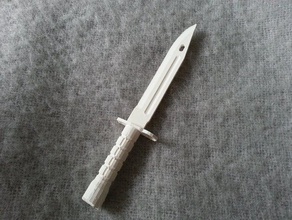 süngü csgo bıçak video oyunlar bayin boyonet serin global karambit knifecounter off saldırgan grev 3d print model - Mito3D