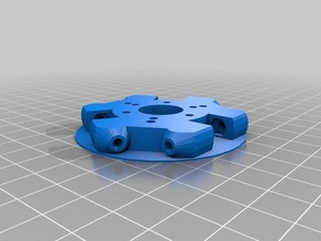 kossel mini Effektor g3d budaschnozzle Drucker Teile openscadtutorial 3d print model - Mito3D