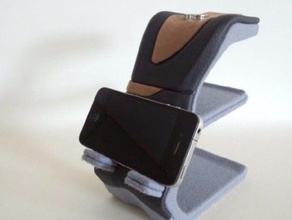 uni-stand-p gadgets - Zubehör customizer Herausforderung Dekoration display kimekomi Handy ring smartphone tablet Fach Uhr 3d print model - Mito3D