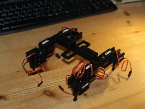 hylaminibot robotics hexapod printbot tetrapod 3d print model - Mito3D