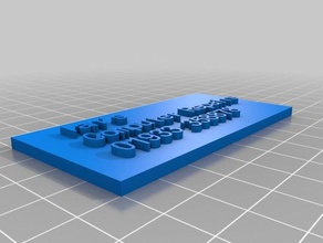 il mio personalizzato targhetta icr3 altri 3d print model - Mito3D