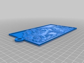 ilwu fist lithopane 2d art customized 3d print model - Mito3D