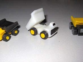 micro dumper los vehículos 3d print model - Mito3D
