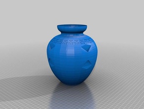 china-florero procoprint3d decoración 3d print model - Mito3D