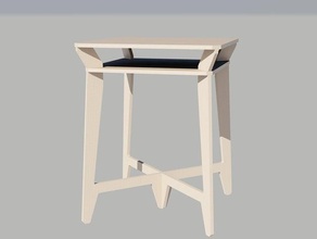 table le bricolage la cnc fab lab mobilier les plis routeur shopbot bois 3d print model - Mito3D