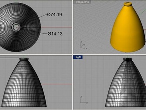rocket Motor nozzle rc Fahrzeuge 3d print model - Mito3D