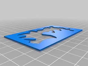 tesselation Schablone Kunst tools angepasst 3d print model - Mito3D