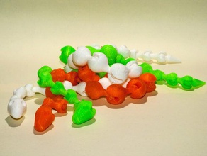 serpent les jouets jeux animal drôle gadget pré assemblé reptile 3d print model - Mito3D