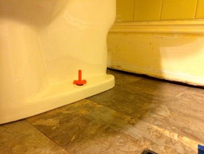toilet bowl piano bullone bagno hardware parti impianto idraulico riparazione 3d print model - Mito3D