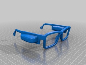 bre câmera óculos de hastes 3d print model - Mito3D