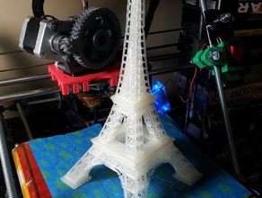 eifel tower split into 4 parts sculptures eiffel 3d print model - Mito3D