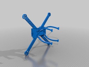 quadcopter Rahmen in der Robotik Drohne quadrotor 3d print model - Mito3D