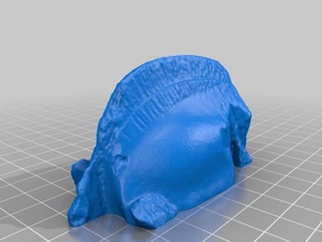 testa di cavallo selene fette stampa più piccoli animali 3d print model - Mito3D