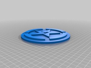 cacciatore di realizzazione un logo 3d la stampa rooster teeth 3d print model - Mito3D