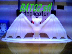 bat er up animals halloween 3d print model - Mito3D