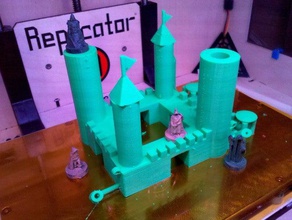 andrews castello sculture tinkercad giocattolo 3d print model - Mito3D