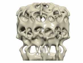 coral lampada per la matematica art organico 3d print model - Mito3D