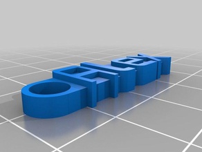 alex keyhain organizzazione personalizzato 3d print model - Mito3D