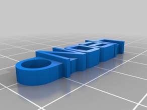 noè keyhain organizzazione personalizzato 3d print model - Mito3D
