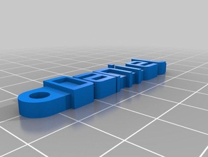 daniel keyhain organizzazione personalizzato 3d print model - Mito3D