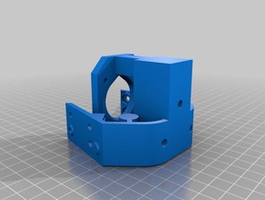 3dr blank motor mount printer parts 3d delta richrap stepper 3d print model - Mito3D