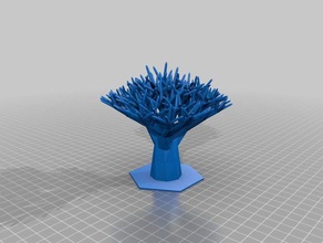 4 özelleştirilmiş ağaç modelleri 3d print model - Mito3D
