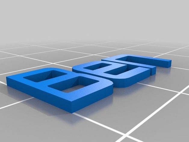 ben dupla extrusão chaveiro superior organização personalizado 3D print model - Mito3D