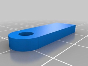 2 colori a doppia estrusione portachiavi inferiore più piccola taglia corto organizzazione personalizzato 3d print model - Mito3D