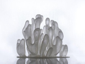 Dendriten 2 Skulpturen coral Dendritische laplaciangrowth Natur simulation 3d print model - Mito3D