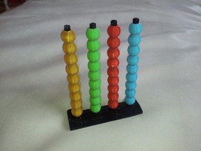 dapa abacus math abaco da re enrico enricodare lea learn toy 3d print model - Mito3D