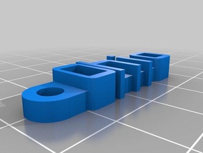 usa key chain organization customized 3d print model - Mito3D