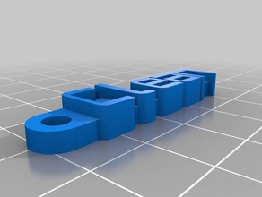 clean you key chain organization customized 3d print model - Mito3D