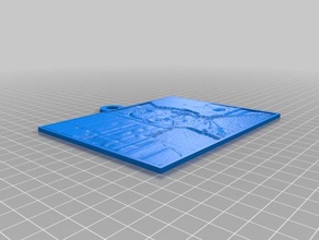 hln mj testen 2d Kunst angepasst 3d print model - Mito3D