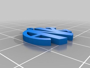 ank monogram pendant gioielli personalizzato 3d print model - Mito3D