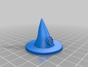 witchs hat - Zubehör blatt Besen gumball halloween store todd zenix 3d print model - Mito3D