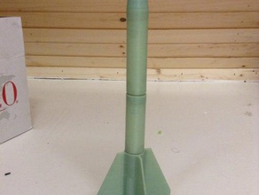 startbare Modell whistle Rakete hobby Modell-Rakete 3d print model - Mito3D