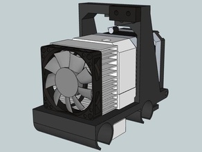 einfach AutoKorrektur 3d Drucker - Zubehör die Beförderung direct drive extruder mk7 mk8 x-Wagen 3d print model - Mito3D