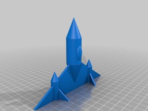 stealth bomber other 3d print model - Mito3D