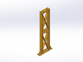 rokenbok colonne de soutien l'ingénierie tige 3d print model - Mito3D