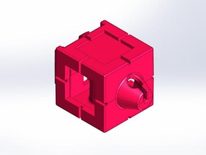 rokenbok chaîne de bloc l'ingénierie tige 3d print model - Mito3D