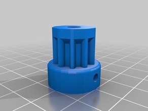 t5 pulley remix other 3d print model - Mito3D