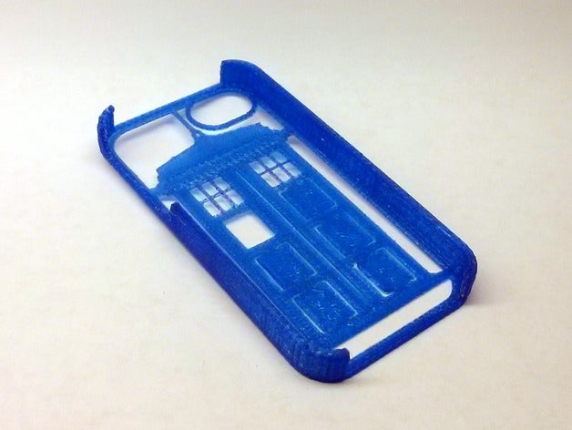 tardis iphone 44s case mobile dr 4s 3D print model - Mito3D