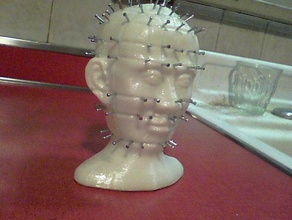 la cabeza de un alfiler cenobite personas halloween hellraiser 3d print model - Mito3D